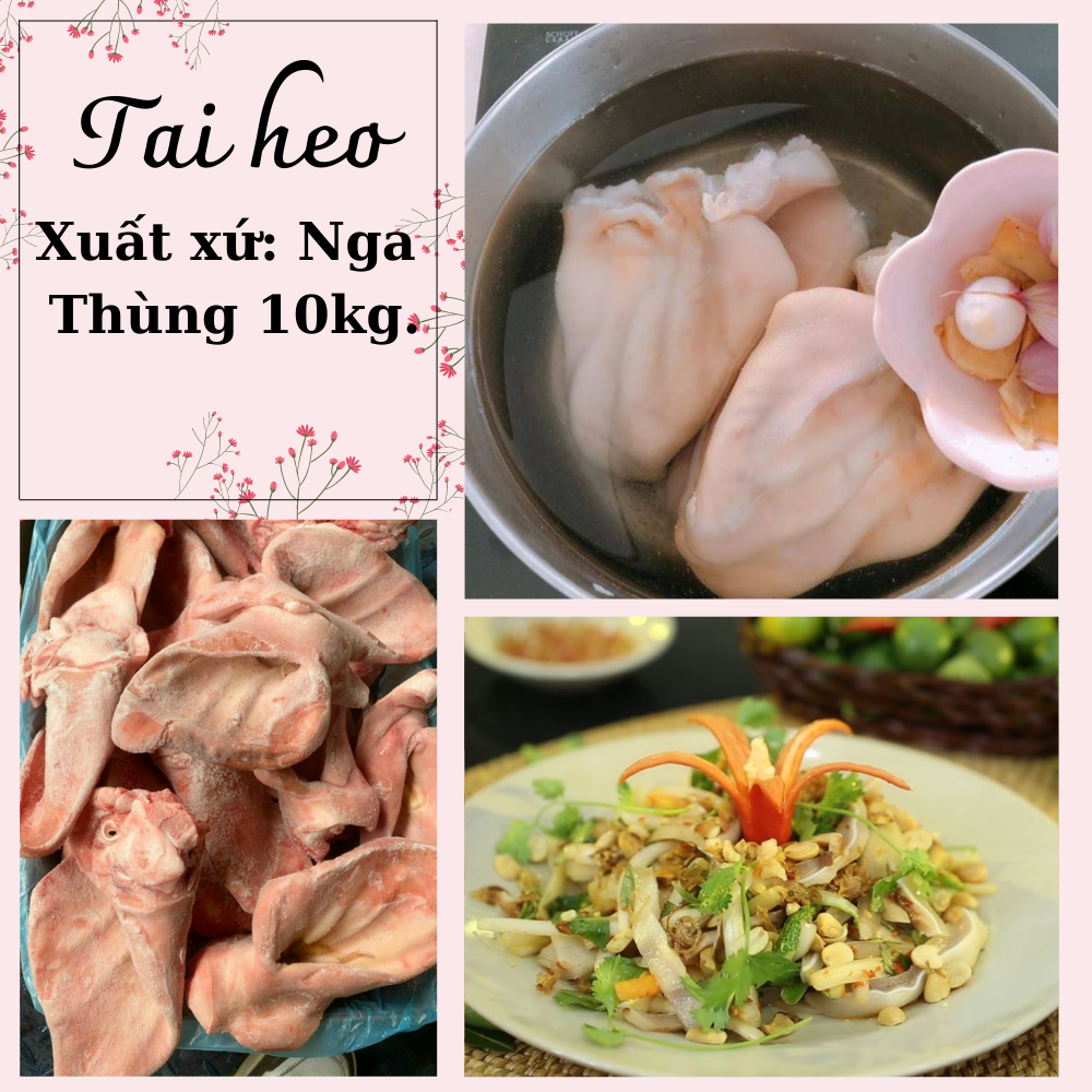 Tai Heo Đông Lạnh